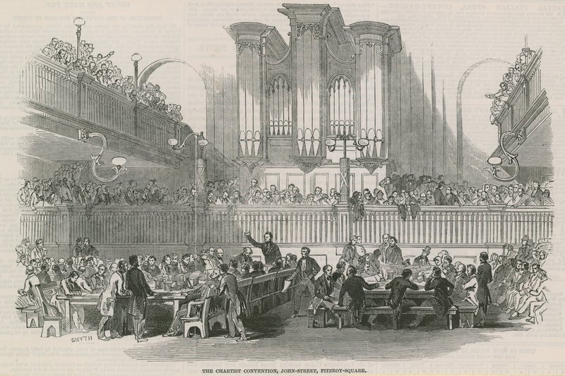 A chartista kongresszus alkotó: English School