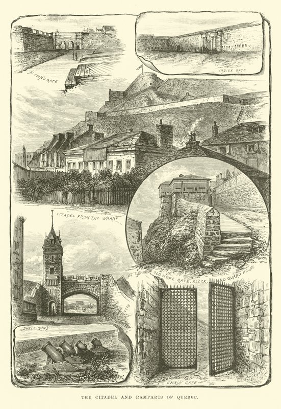 Quebec fellegvára és sáncai alkotó: English School