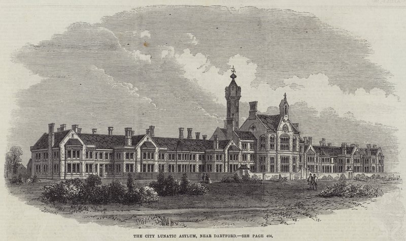 A City Lunatic Asylum, Dartford közelében alkotó: English School