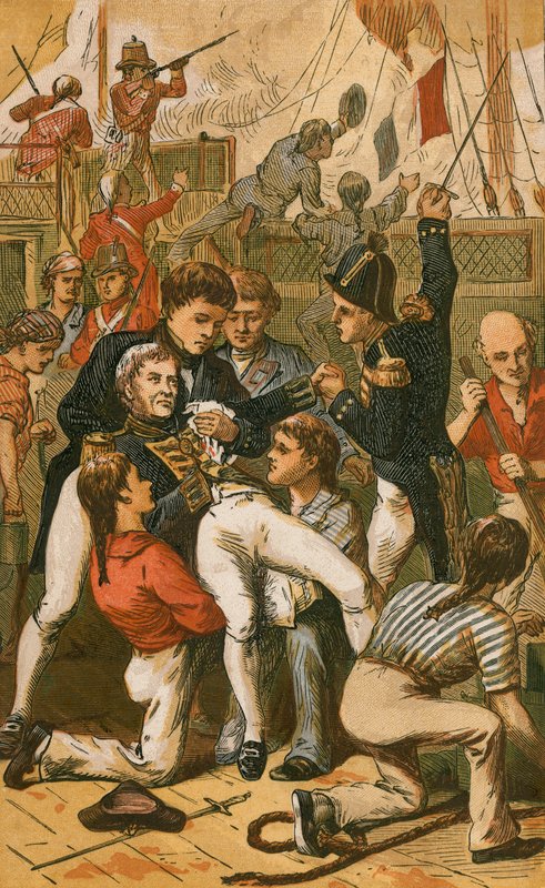 Lord Nelson halála alkotó: English School