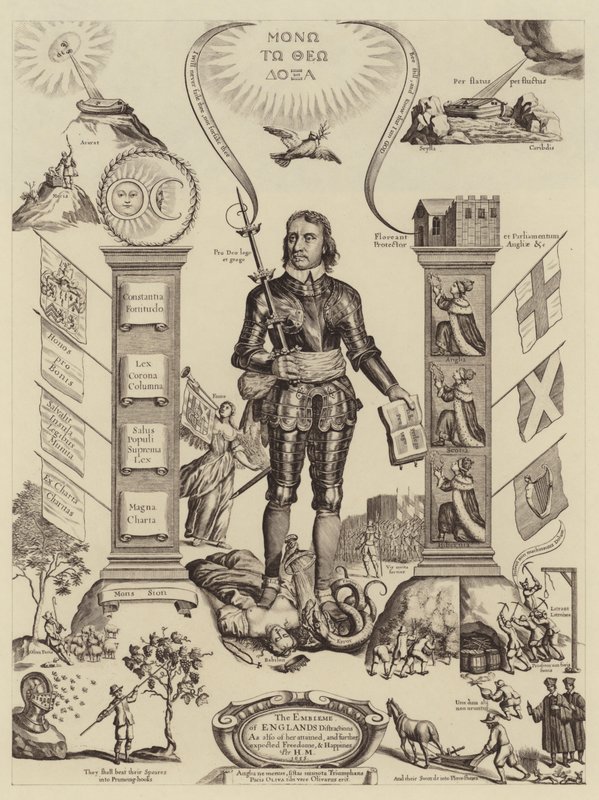 Anglia zavaró tényezőinek jelképe (litho) alkotó: English School