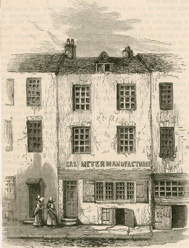 A Szellemház a Cock Lane-ben alkotó: English School
