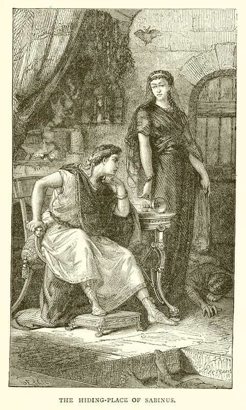 Sabinus rejtekhelye alkotó: English School