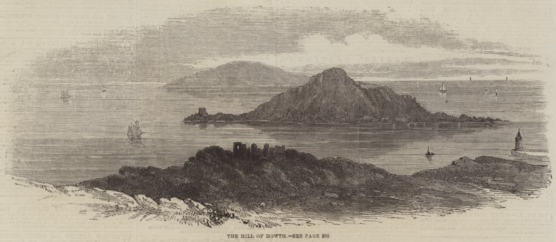 Howth dombja (metszet) alkotó: English School