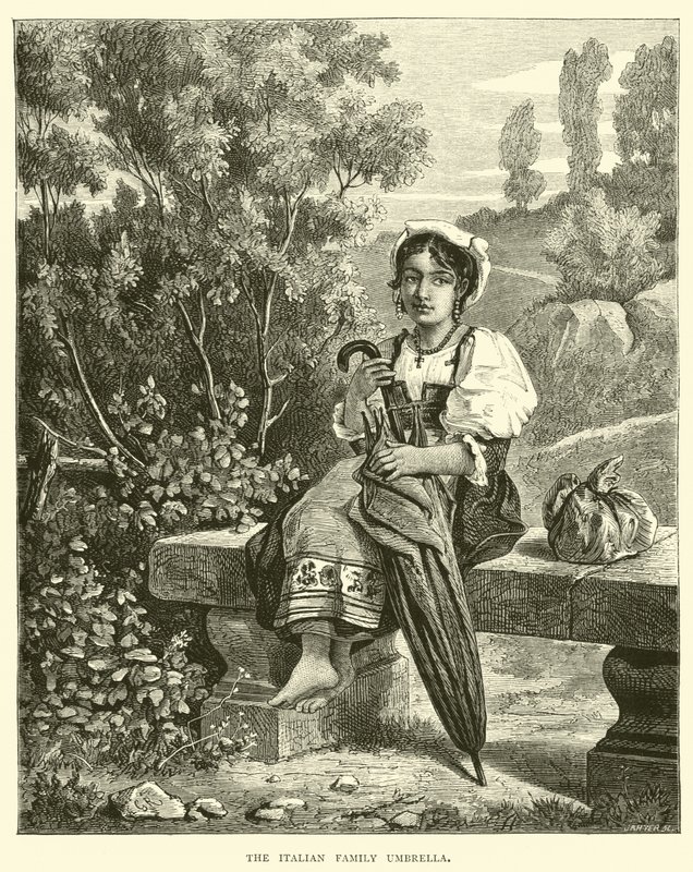 Az olasz családi esernyő alkotó: English School