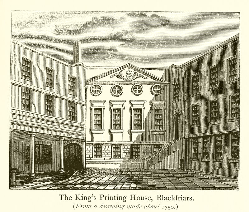The Kings Printing House, Blackfriars alkotó: English School