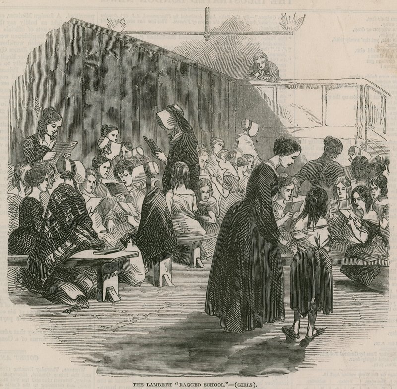 A Lambeth Ragged School lányoknak alkotó: English School