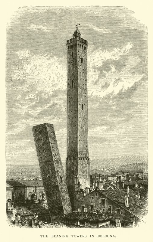 A bolognai ferde tornyok alkotó: English School