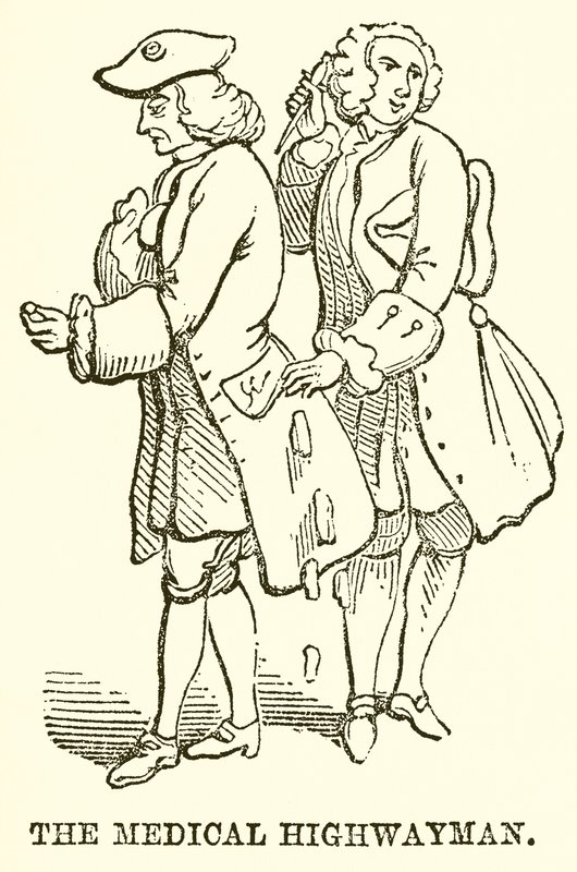 A Medical Highwayman alkotó: English School
