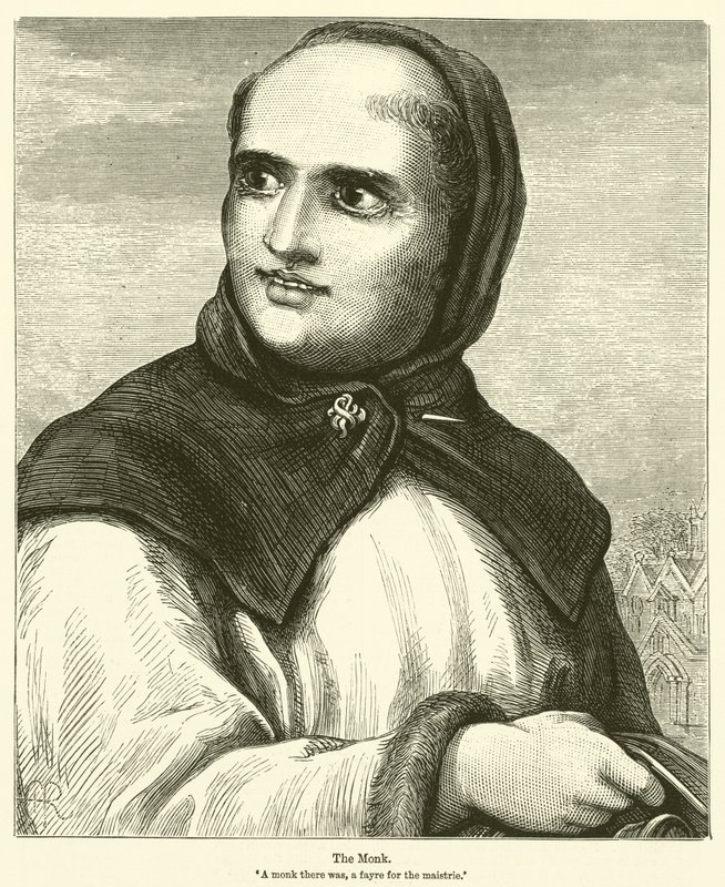 A szerzetes (metszet) alkotó: English School