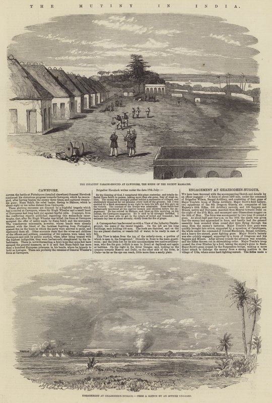 A lázadás Indiában alkotó: English School