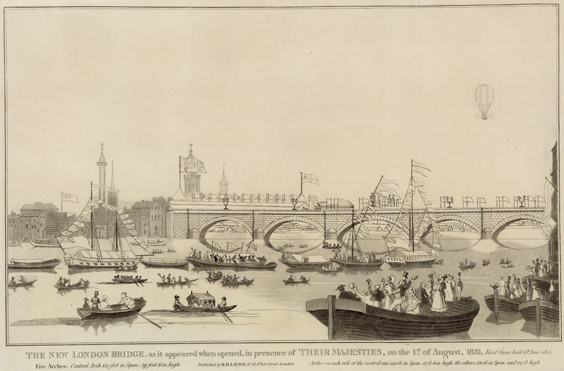A New London Bridge, 1831. augusztus 1 alkotó: English School
