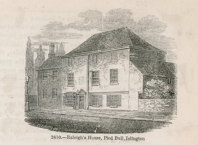 Az Old Pied Bull Inn, Islington alkotó: English School