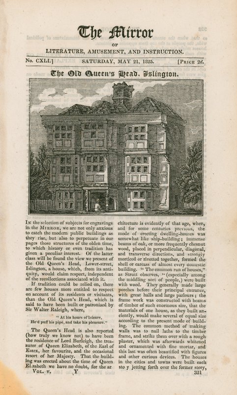 The Old Queens Head, Islington alkotó: English School