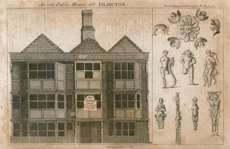 The Old Queens Head, Islington alkotó: English School