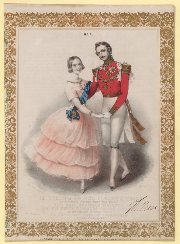 A királyné és Alberts Polka herceg alkotó: English School