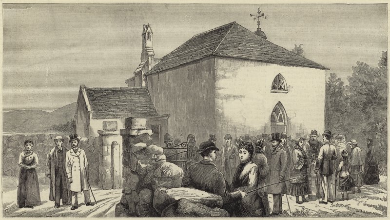 A királynő Balmoralban alkotó: English School