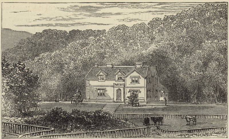 A királynő Balmoralban alkotó: English School
