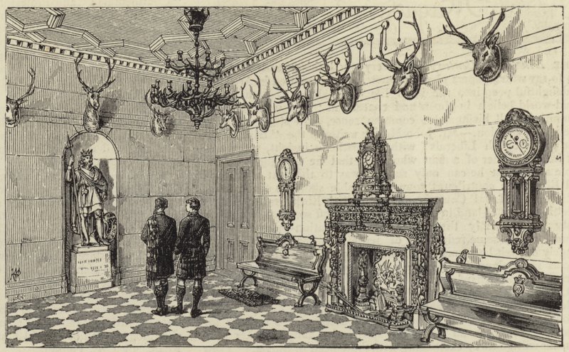 A királynő Balmoralban alkotó: English School