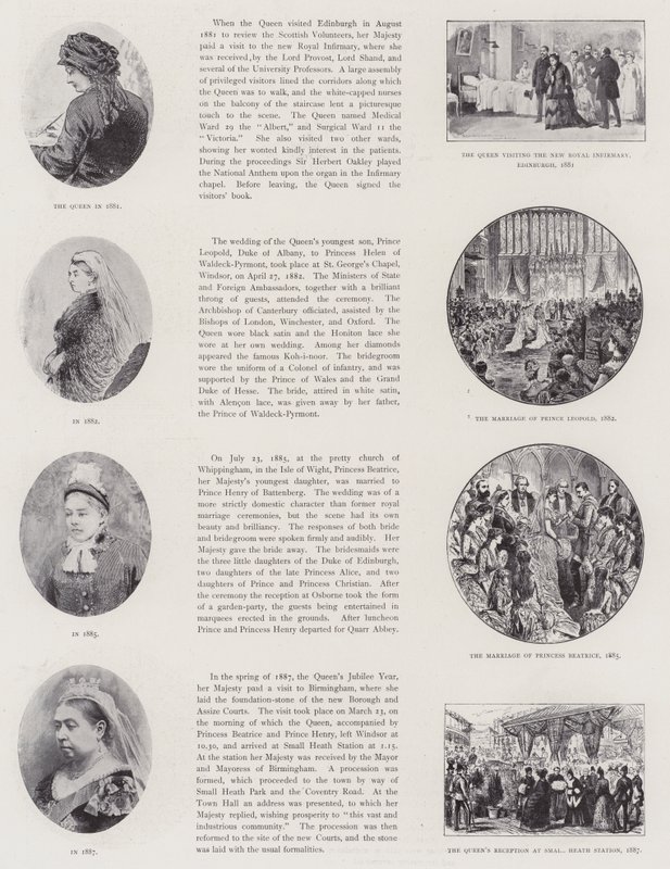 A királynő dicsőséges uralkodása (litho) alkotó: English School