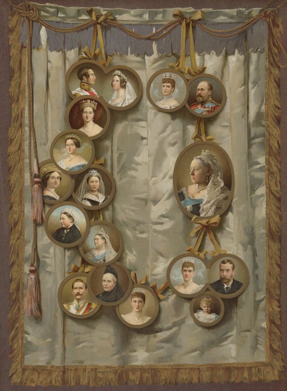 A királynő jubileuma (chromolitho) alkotó: English School