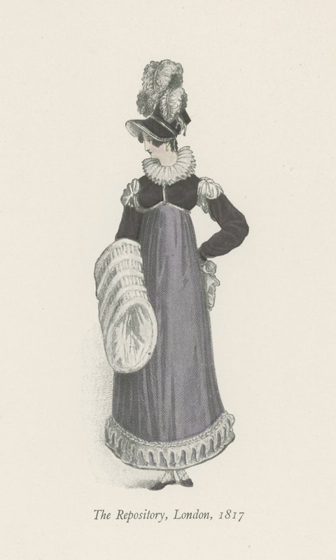 The Repository, London, 1817 alkotó: English School