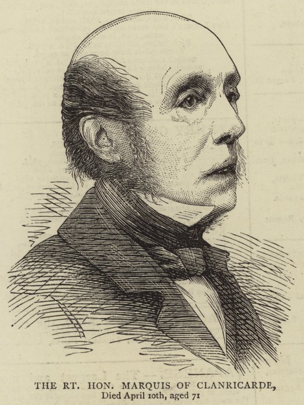 The Right Honorable Marquis of Clanricarde (metszet) alkotó: English School
