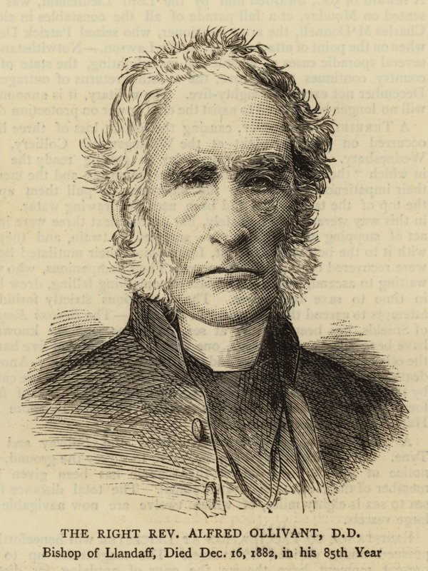 Alfred Reverend Alfred Ollivant, DD (metszet) alkotó: English School