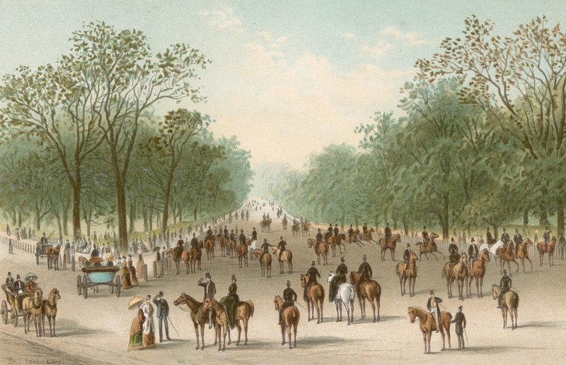 A Row - Hyde Park alkotó: English School