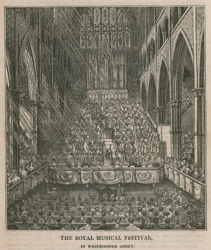 Királyi Zenei Fesztivál a Westminster Abbeyben alkotó: English School