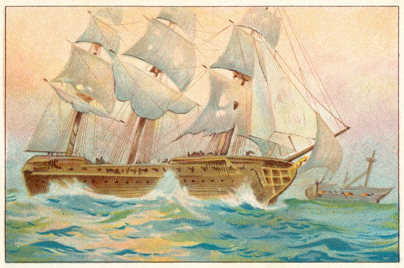A Saucy Arethusa alkotó: English School