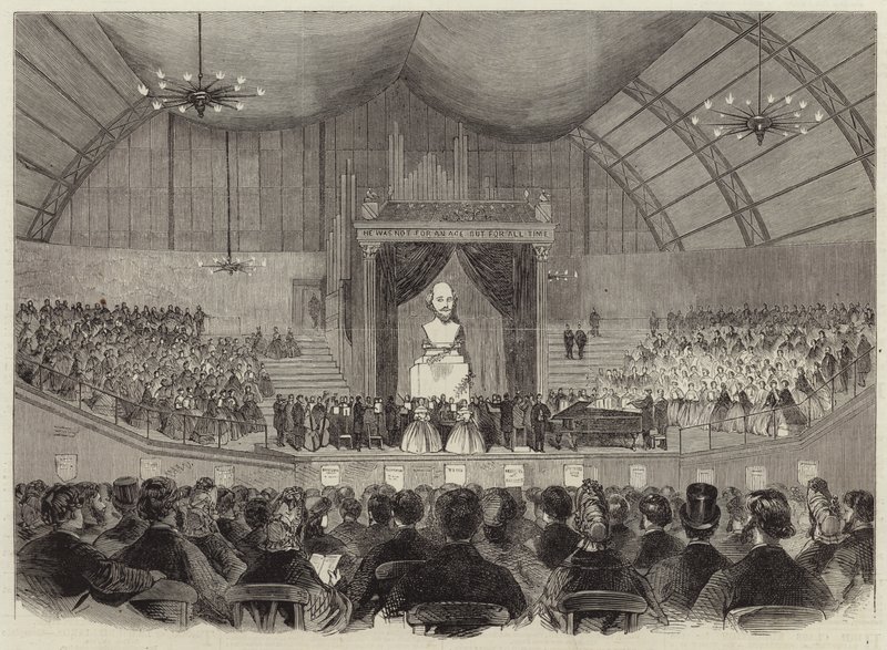Shakespeare-emlékülés Londonban alkotó: English School