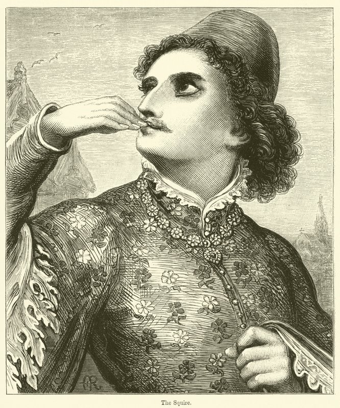 The Squire (metszet) alkotó: English School