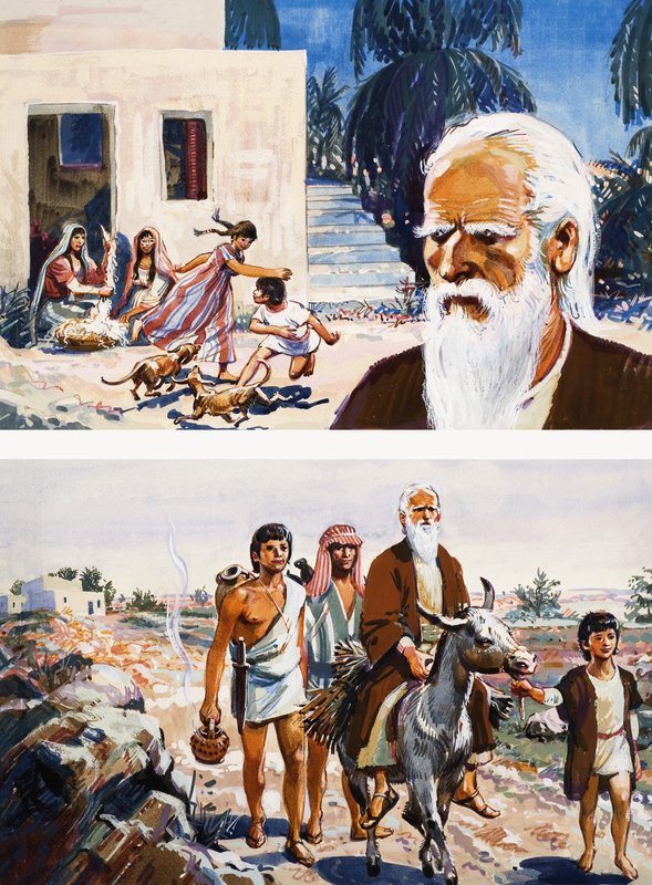 Ábrahám története alkotó: English School