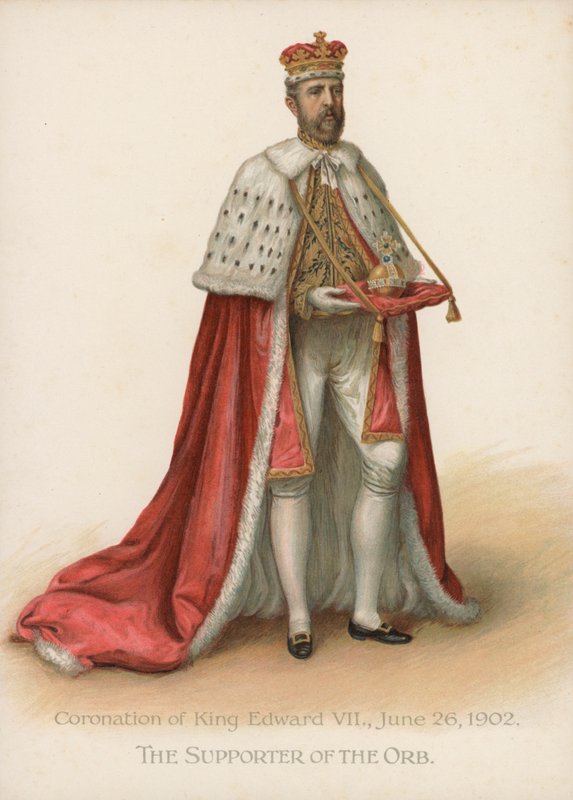 A gömb támogatója (chromolitho) alkotó: English School