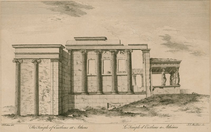 Erictheus temploma Athénban alkotó: English School