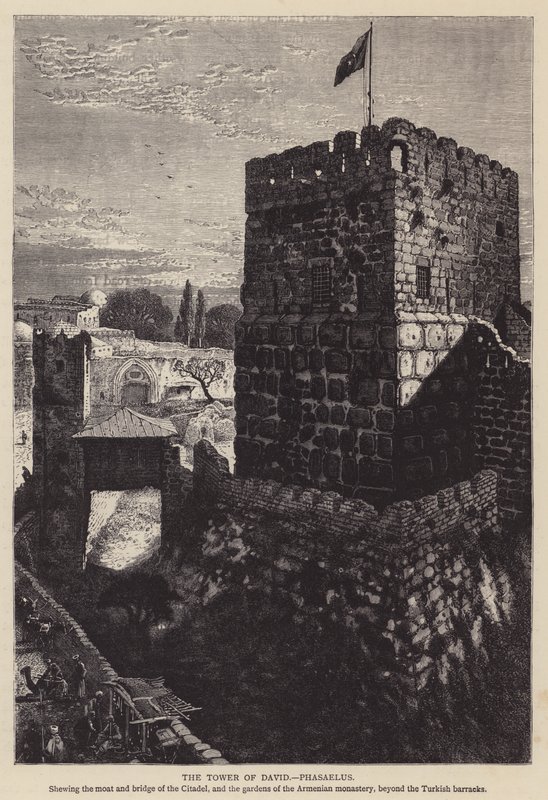 Dávid tornya, Phasaelus (metszet) alkotó: English School