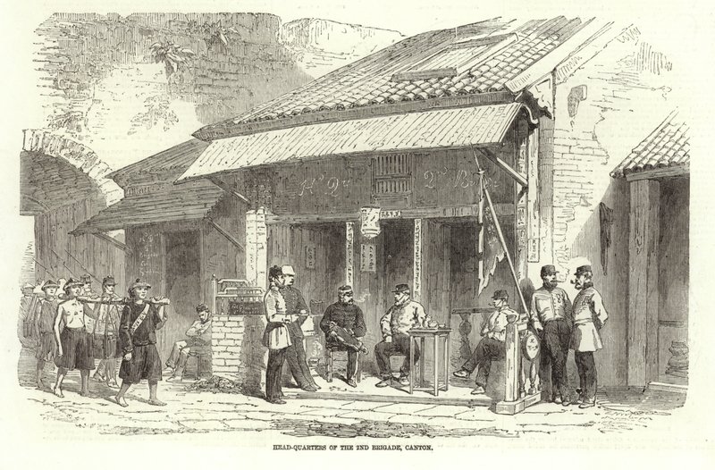 A háború Kínában alkotó: English School