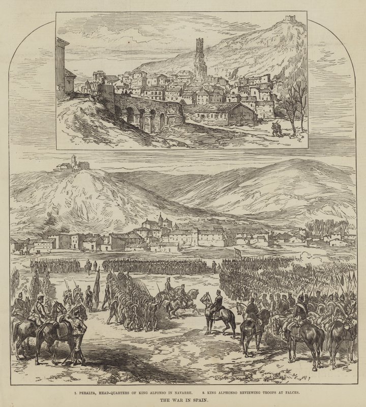 A spanyol háború (metszet) alkotó: English School