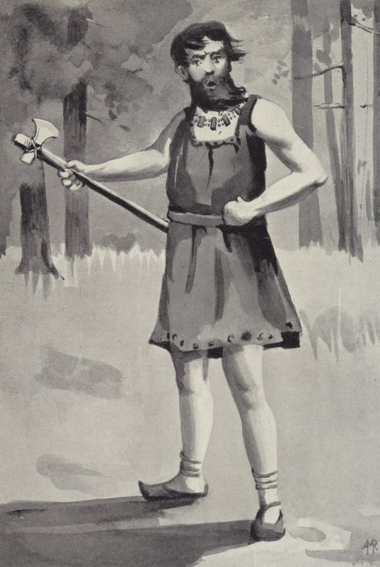 A harcos főnök (litho) alkotó: English School