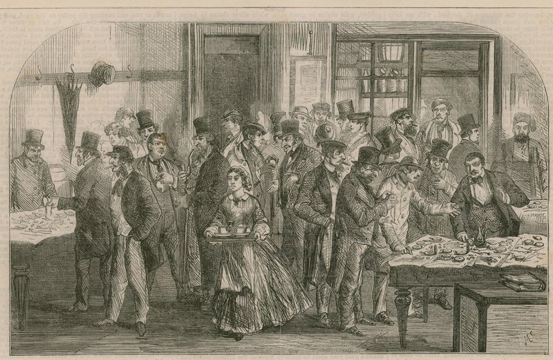 Az óravásár, Houndsditch alkotó: English School