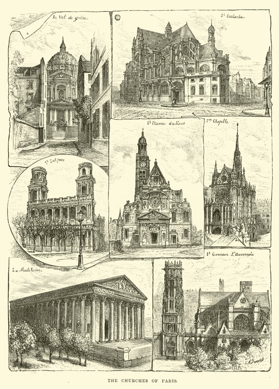 Párizs templomai alkotó: English School