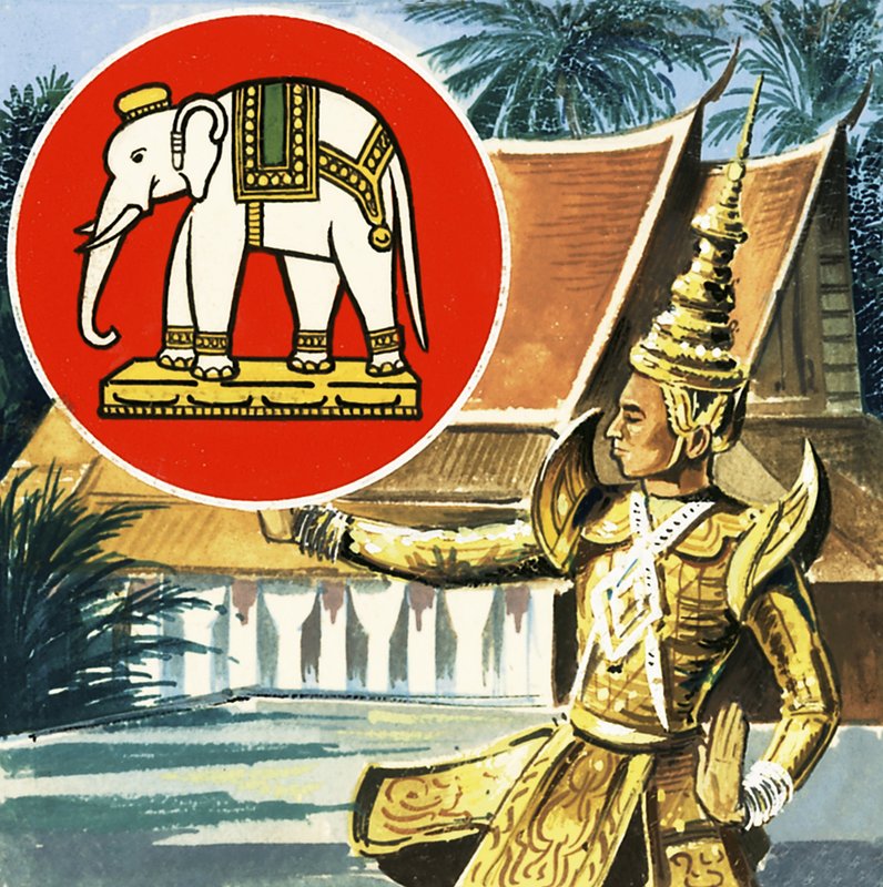 Az elefánt, Thaiföld jelképe alkotó: English School