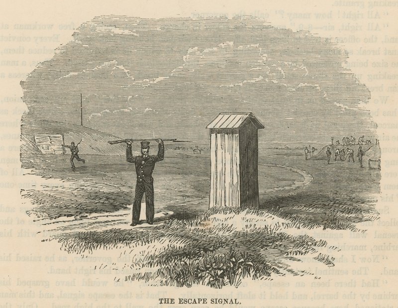 A Woolwich Hulks menekülési jele alkotó: English School