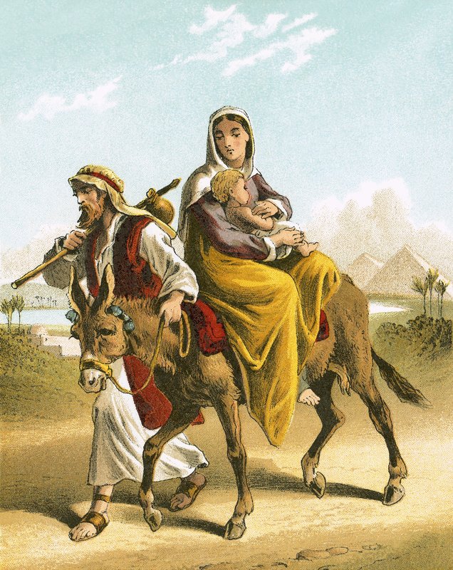 Az egyiptomi repülés alkotó: English School