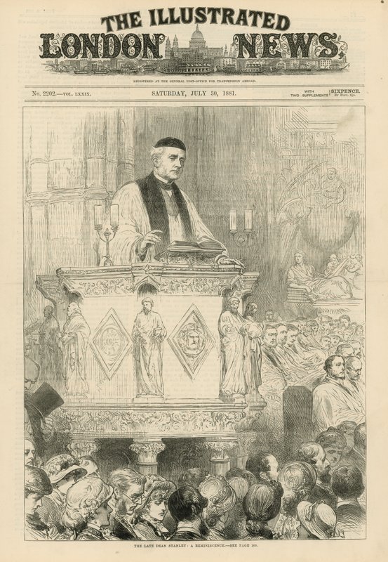 A néhai Dean Stanley a Westminster Abbeyben alkotó: English School