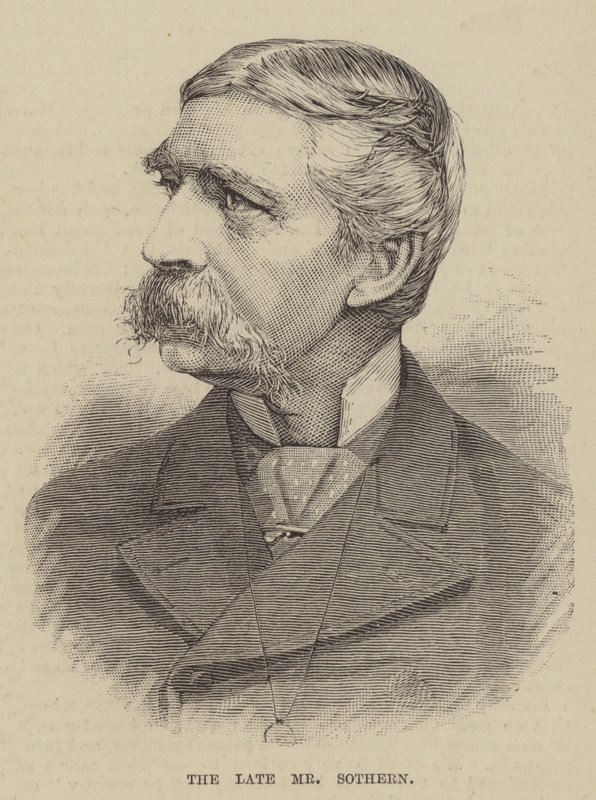 A néhai Mr. Sothern (metszet) alkotó: English School