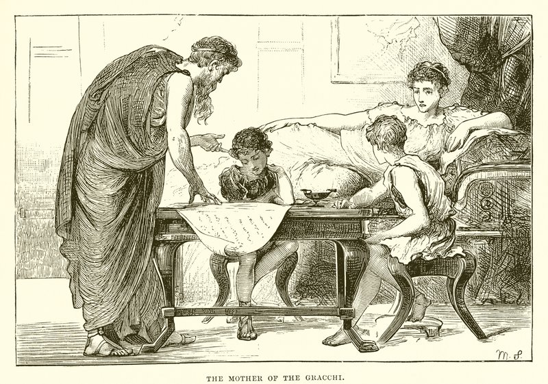 A Gracchi anyja alkotó: English School