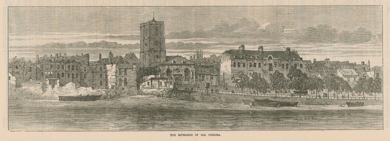 A régi Chelsea folyópartja alkotó: English School