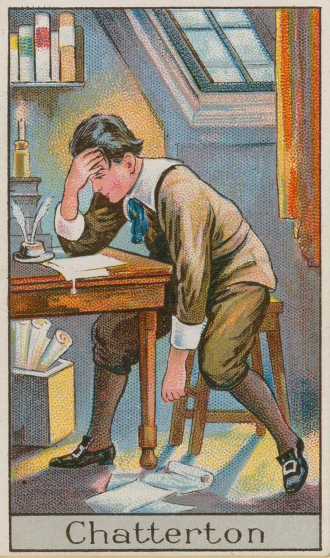 Thomas Chatterton alkotó: English School